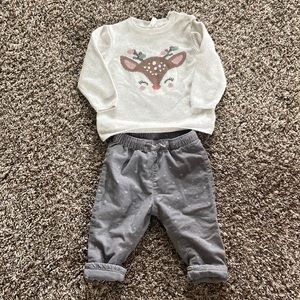 Infant girl matching set